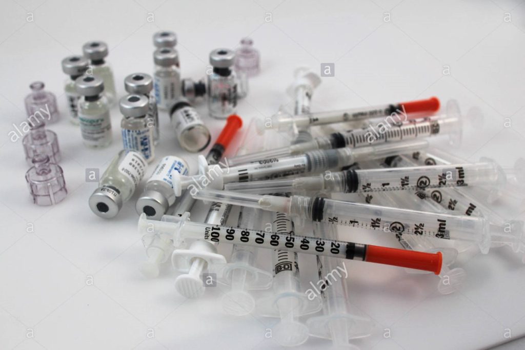 IVF needles and injections