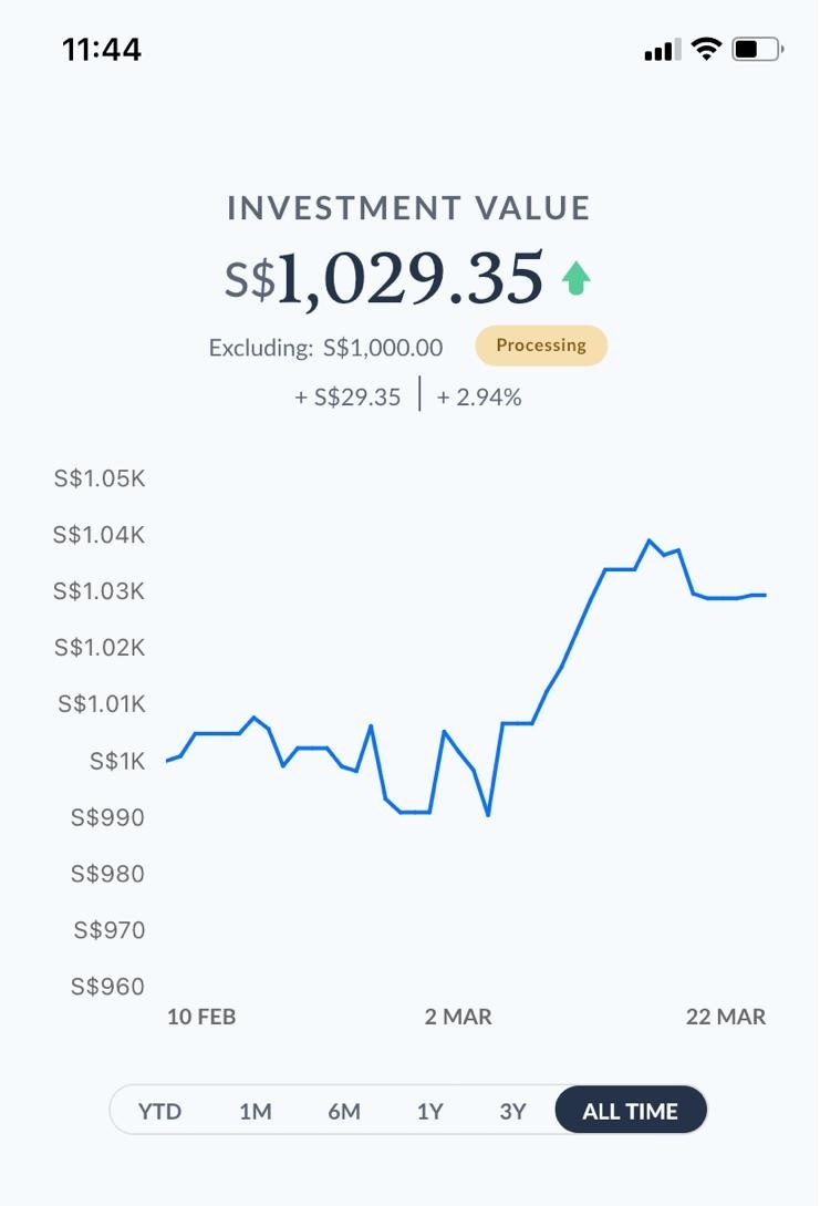 Endowus portfolio