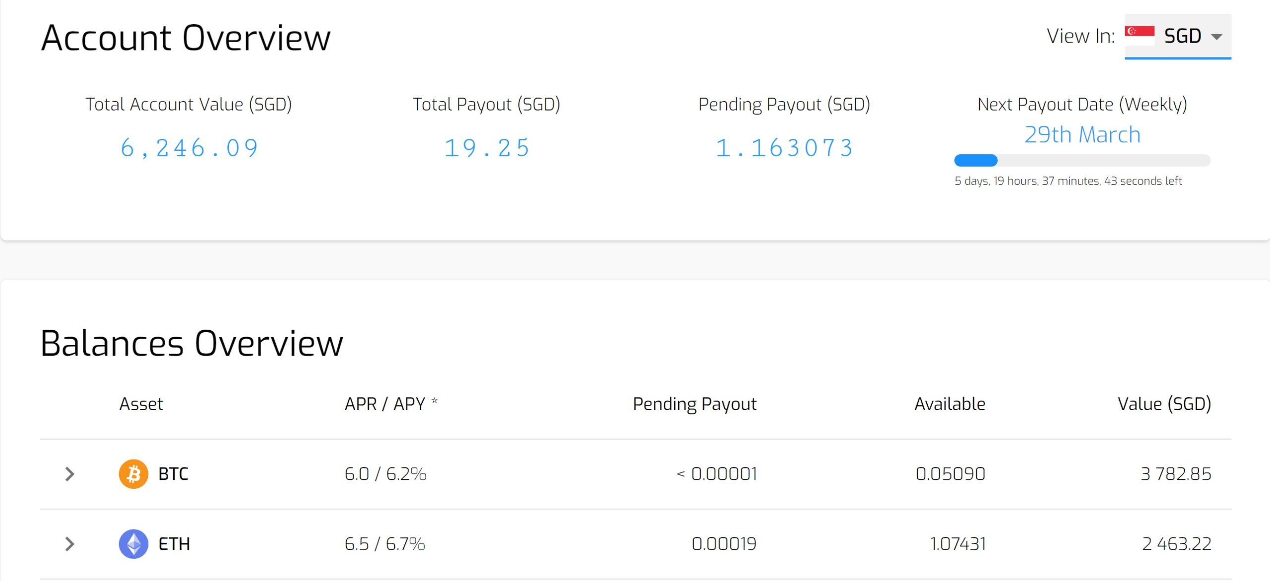 Hodlnaut account